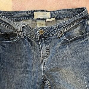 Maurices 7/8 L Relaxed Boot Women's Blue Jeans